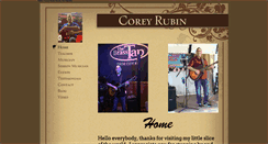 Desktop Screenshot of coreyrubinmusic.com